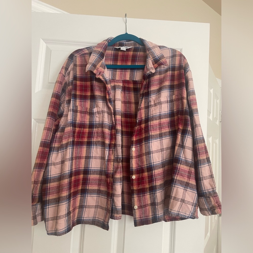 Old Navy flannel top